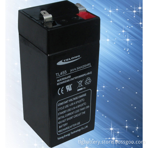 4V5.5ah Lead Acid Battery Rechargeable Portable Searchlight Battery